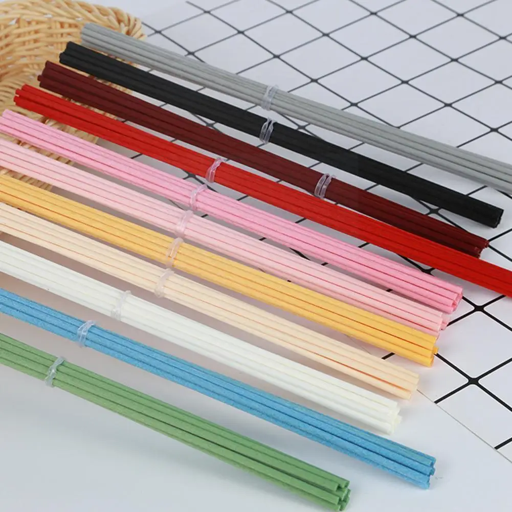 

3mm Aroma Diffuser Replacement Rattan Reed Sticks Air Diffuser Aroma Aromatherapy Refill Sticks Freshener 20cm Stick 6pcs O E9K2
