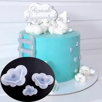 3d cloud shape chocolate silicone mold mousse fondant ice cube mould pudding candy soap candle molds baking cake decoration tool