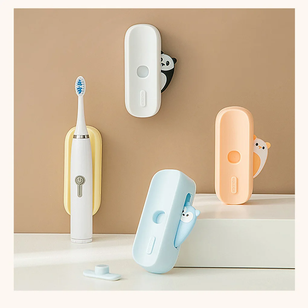 

Electric Toothbrush Holder Base Self-adhesive Waterproof Rack Punch Free Removable Universal Organizer Stand