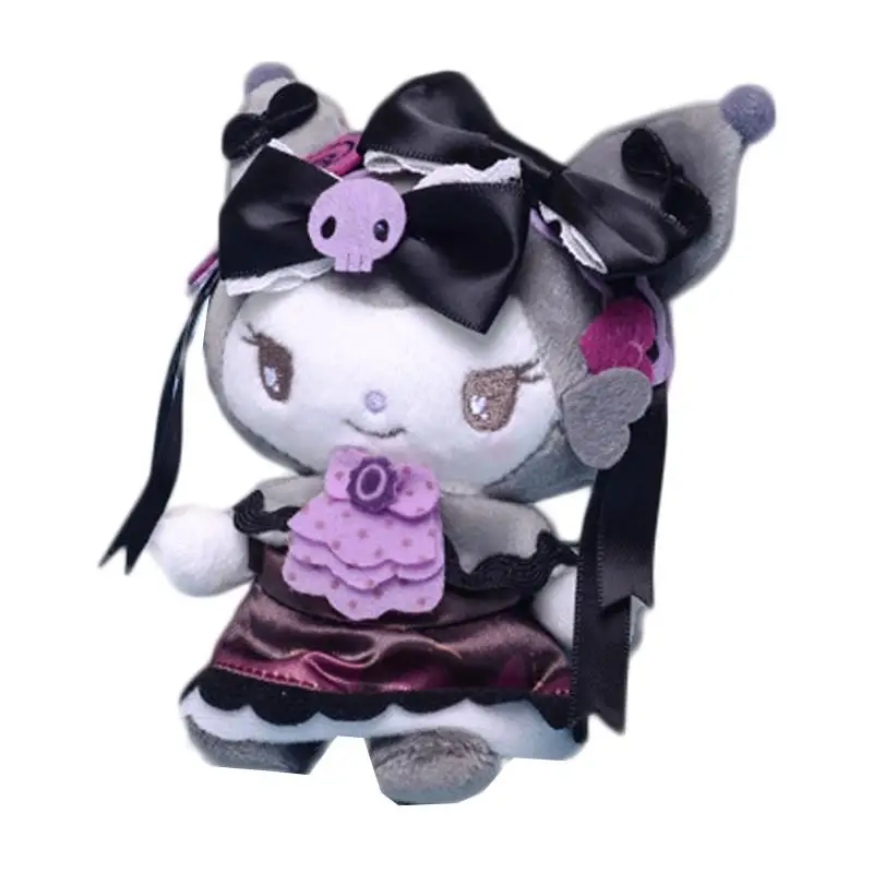 

10Cm Anime Kawaii Maid Dressup Little Devil Kuromi Bowkuromi Lolita Plush Doll Pendant Dolls & Accessories Fashionable Cute Gift
