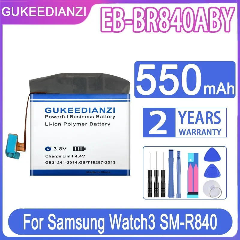 Аккумулятор GUKEEDIANZI большой емкости EB-BR840ABY 550 мАч для Samsung Watch 3 SM-R840 версия Watch3