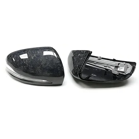 Сменная крышка бокового зеркала заднего вида для Mercedes Benz W205 W213 C238 X253 C E GLC Class OEM из кованого углеродного волокна