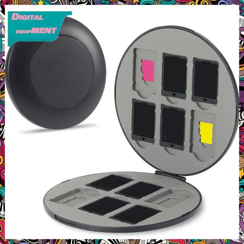 

Firm And Not Loose Magnetic Card Box Mini Portable No Damage To The Cassette Game Console Peripherals Black Theme Limited