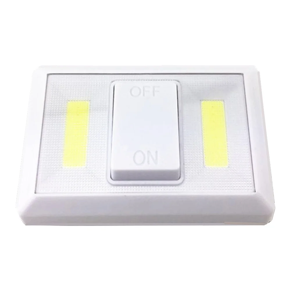 

Small Cabinet Switch Battery Operated COB LED Cordless Wall Adhesive Night