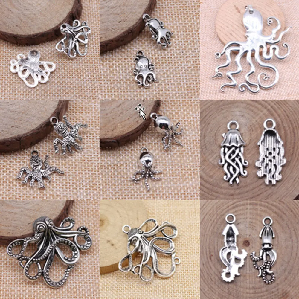 Подвеска-Осьминог для изготовления ювелирных изделий | Украшения и аксессуары