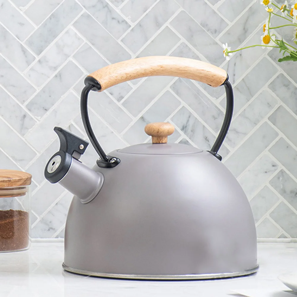 1 шт. Практичный Прочный чайник для ресторана домашний кипячения воды (серый) |