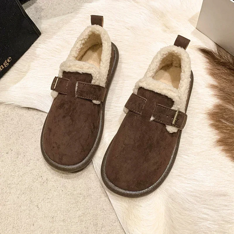 Женские замшевые туфли на шнуровке однотонные низком каблуке с круглым носком