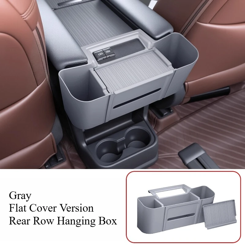 Фото Для Toyota Sienna/Granvia задний ящик для хранения подлокотник коробка подвесные принадлежности для салфеток укладка уборка автомобилей аксессуары для интерьера №3