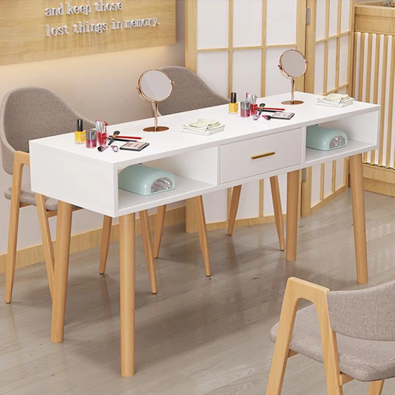 

Professional Manicure Table Beauty Salon Dressing Nail Tech Table Makeup Women Drawer Mesa manicura Salon Furniture LJ50MT