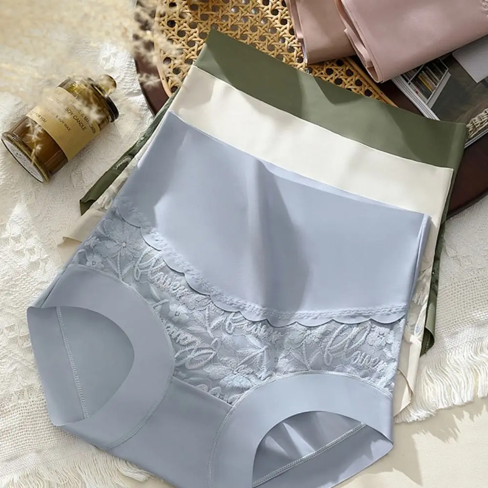 Трусы бактериостатические с высокой талией хлопковые трусы промежностью для