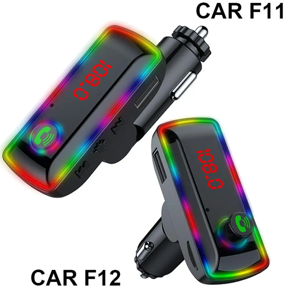 

Bluetooth-модулятор Автомобильный с Fm-передатчиком F11/f12, 5,0 дюйма