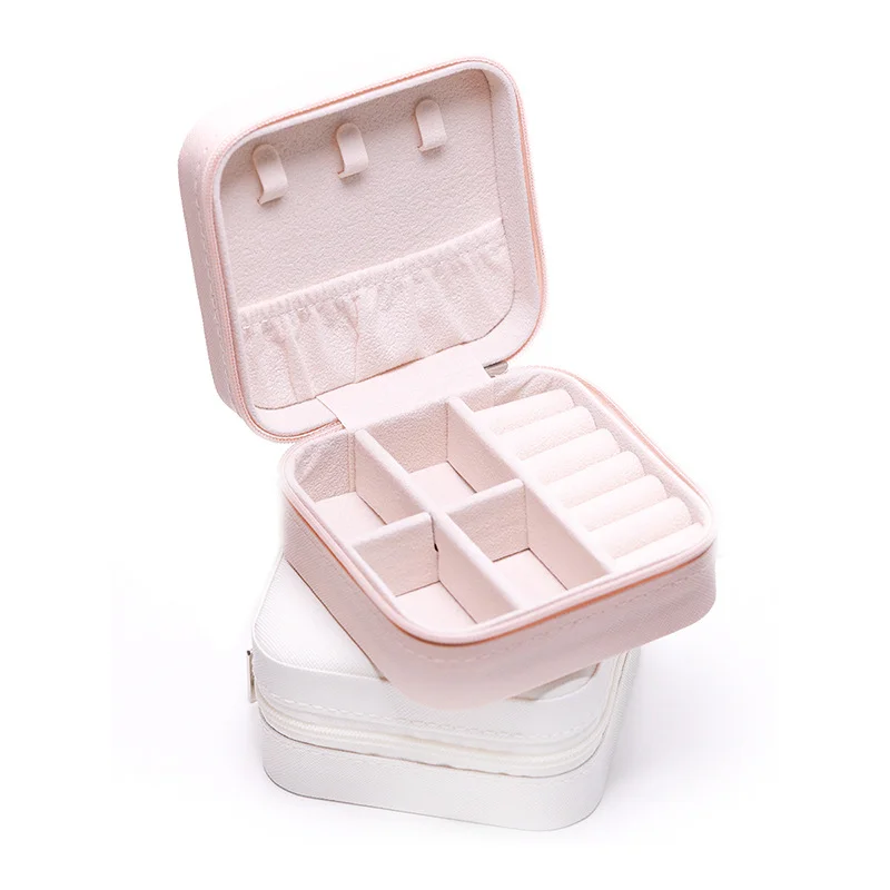 Jewelry Organizer Box Portable Household Travel Storage Organizer Earring Necklace Ring Jewelry Storage Box for Woman Accessory