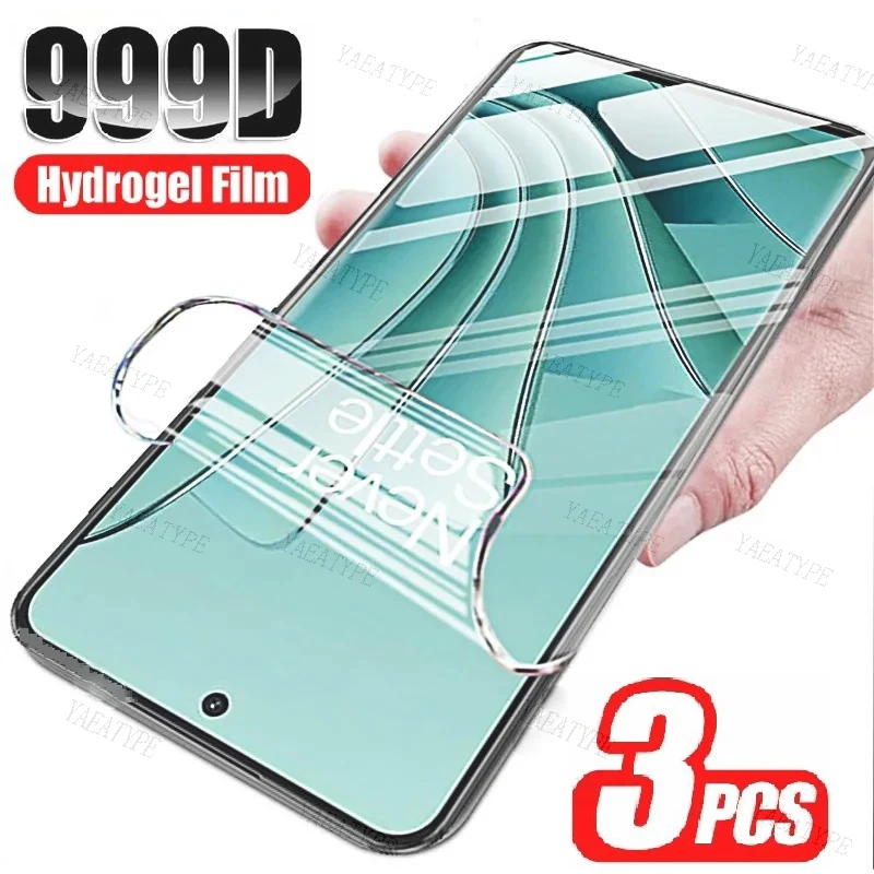

3Pcs Hydrogel Film For OnePlus Ace 2 Pro Screen Protector Protective Film For OnePlus Ace 2 Pro 6.74 inch