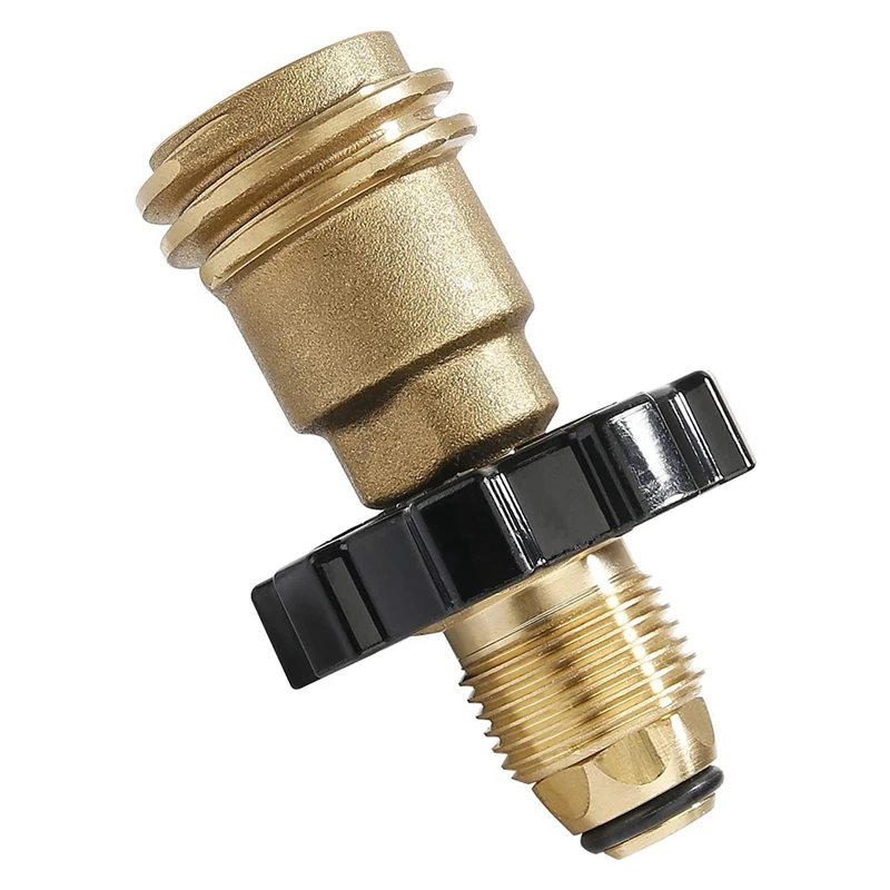 

Hot YO-Propane Tank Adapter Converts POL To QCC1 / Type 1 With Wrench, Propane Hose Adapter Old To New Connection Type