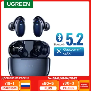 【Upgrade】UGREEN HiTune X5 TWS Wireless Earbuds Bluetooth 5.2 Headphones Qualcomm QCC3040 aptX Co in Pakistan