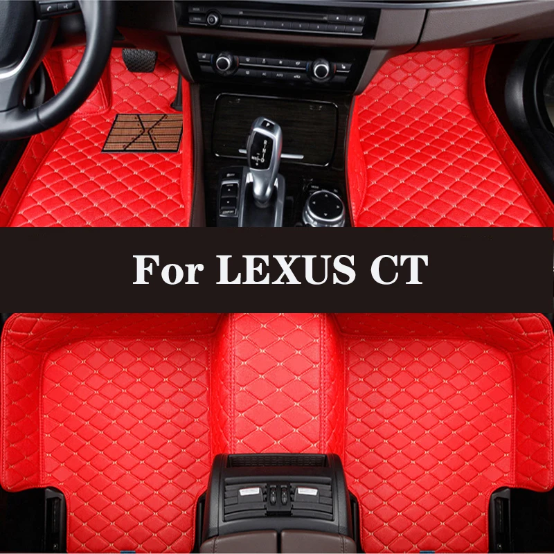 

HLFNTF Full surround custom car floor mat For LEXUS CT 2010-2017 car parts car accessories Automotive interior