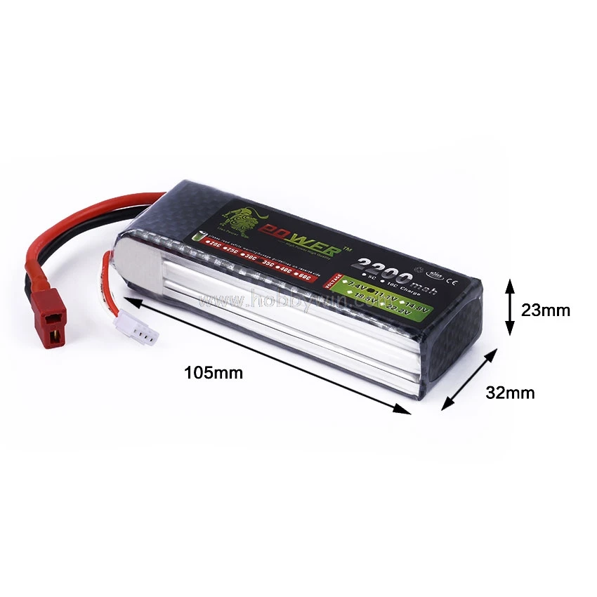 Лев мощность 11 1 V 2200mAh 35C LiPO батарея T вилка RC модель Lipoly блок питания | Игрушки и