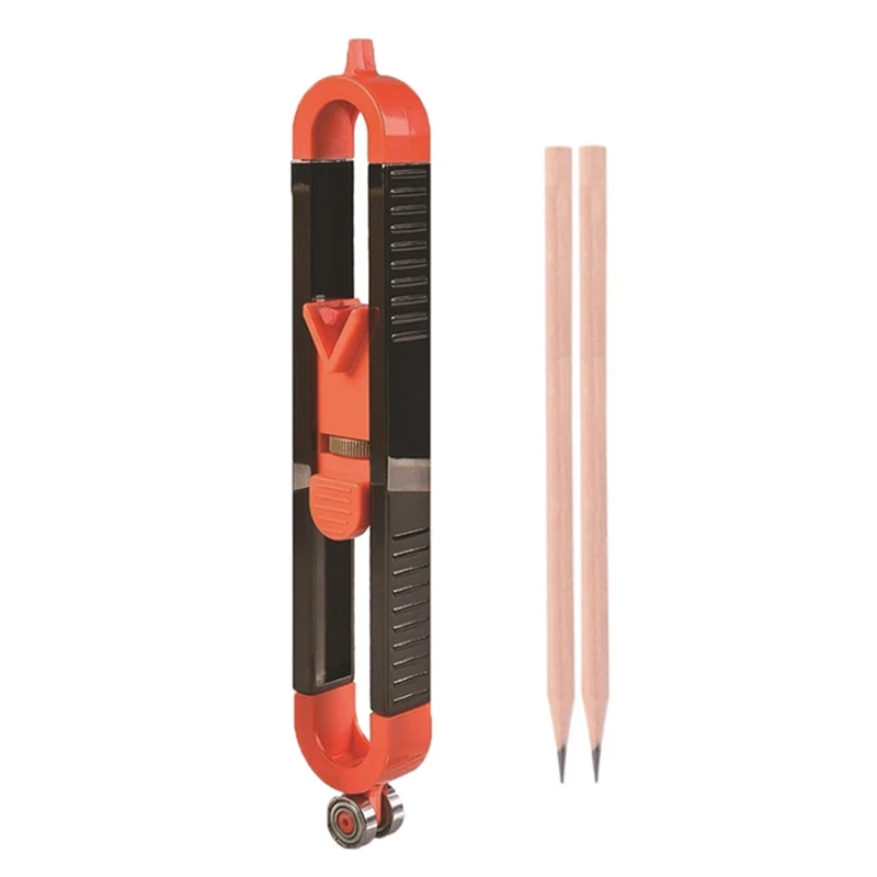 

Profile Scribing Ruler Contour Gauge With Lock Adjustable Locking Precise Woodworking Measuring Gauge Measurement Tool