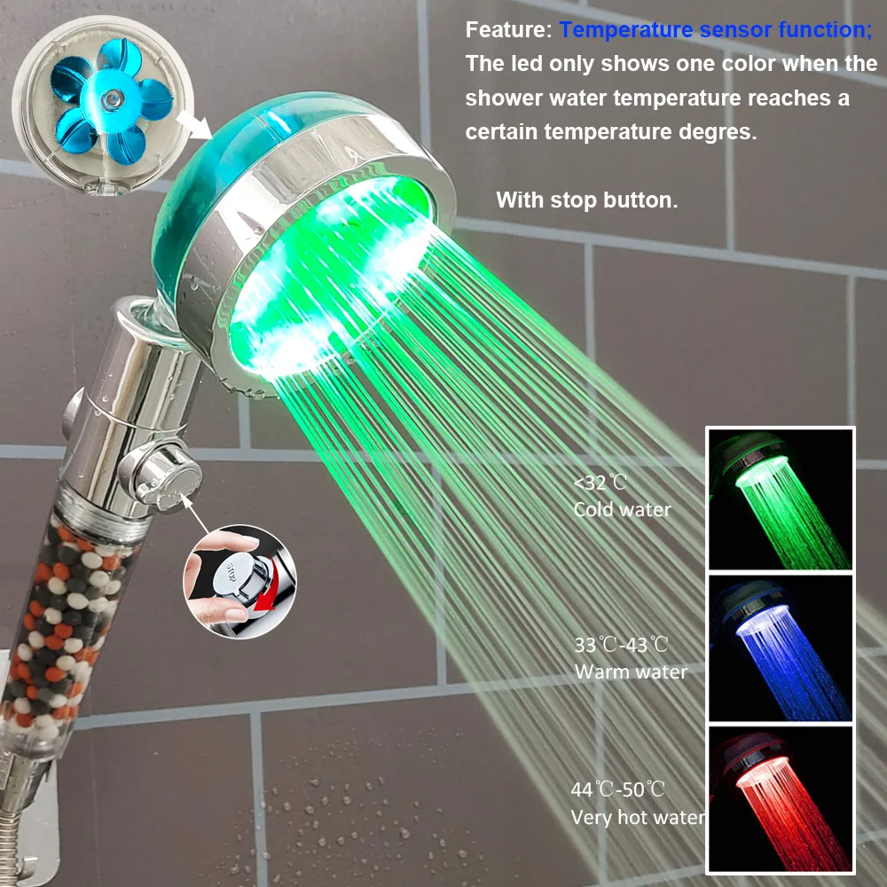 

Zloog светодиодная душевая насадка с фильтром