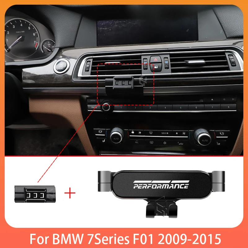Автомобильный держатель мобильного телефона для BMW 7 серии F01 2009-2015 регулируемый