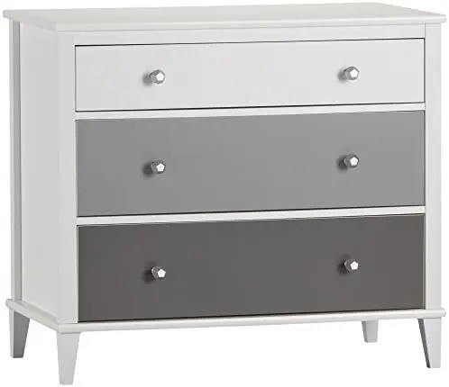 

Комод с 3 выдвижными ящиками Hill Poppy, розовый