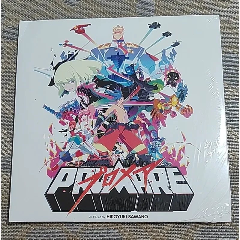 Оригинальный саундтрек к аниме Promare Promia от Sawano Hiroyuki: красно-белая виниловая пластинка LP для Promare Promia (art.: 3920db51188e6) - 3920db51188e6