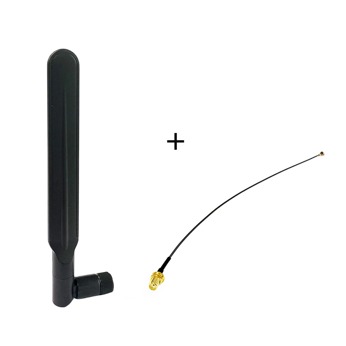 

2.4GHz / 5.8Ghz 8dBi Omni WIFI Antenna Dual Band With SMA Male Connector + RF IPX / u.fl Switch SMA Female Pigtail Cable