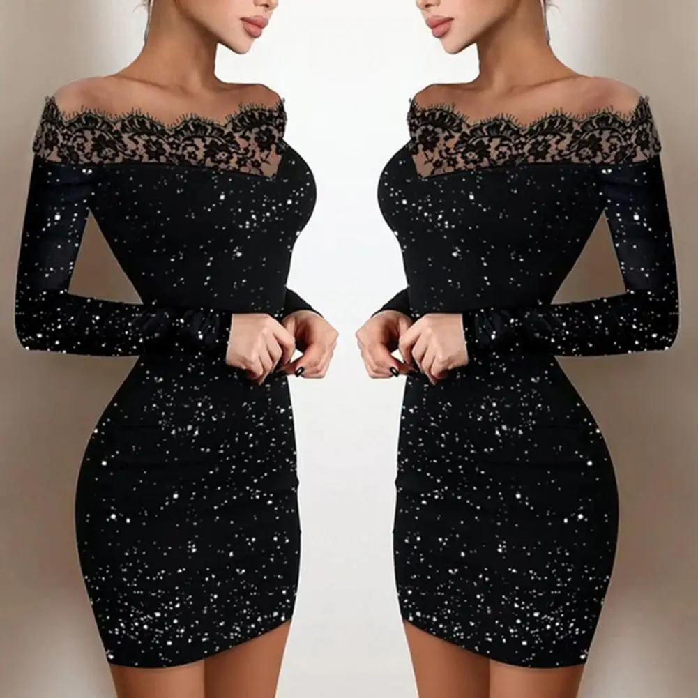 

Sheath Dress Sexy Casual Pure Color Ladies Dress Clothing Mini Dress