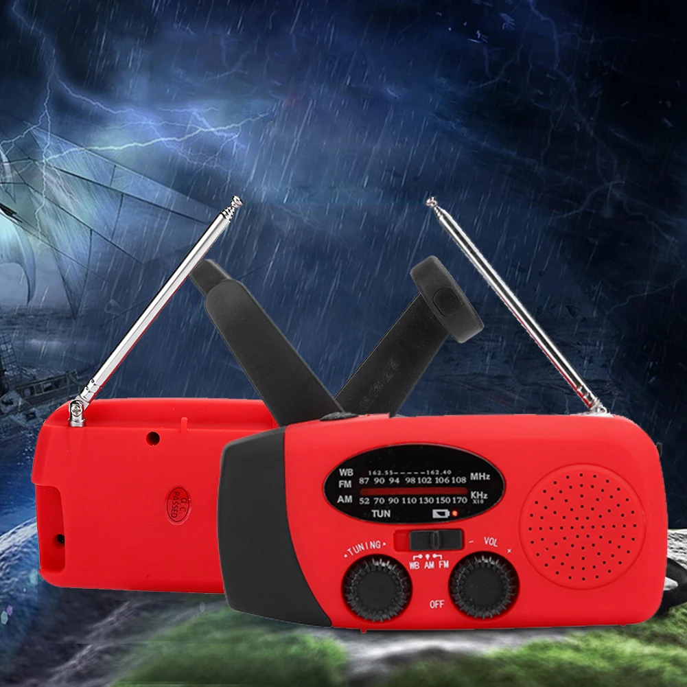 Аварийное радио с ручным запуском