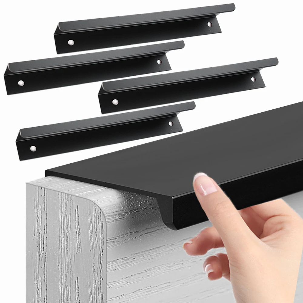 

Cabinet Handle Door Knobs Cupboard Wardrobe Drawer Pulls Aluminum Alloy Window Pulls for Home Improvement Furniture Accessories