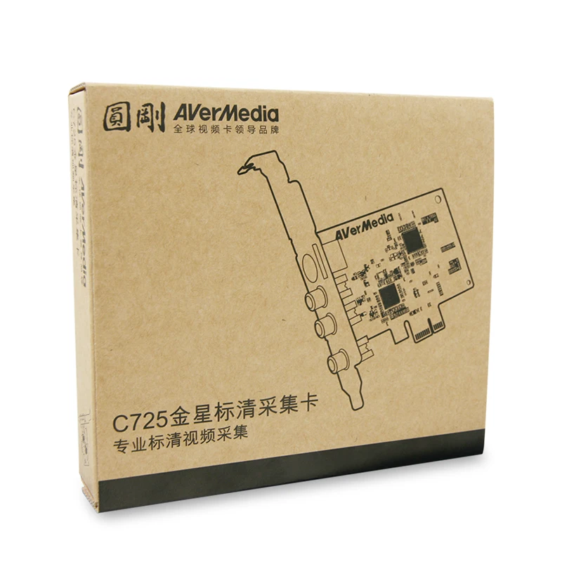 Карта видеозахвата AVerMedia C725 AV PCI E DVR для медицинского образования, видеоконференций с SDK PCI-E, аудио-видеозахваром (art.: 3920cbbe72e7f) - 3920cbbe72e7f