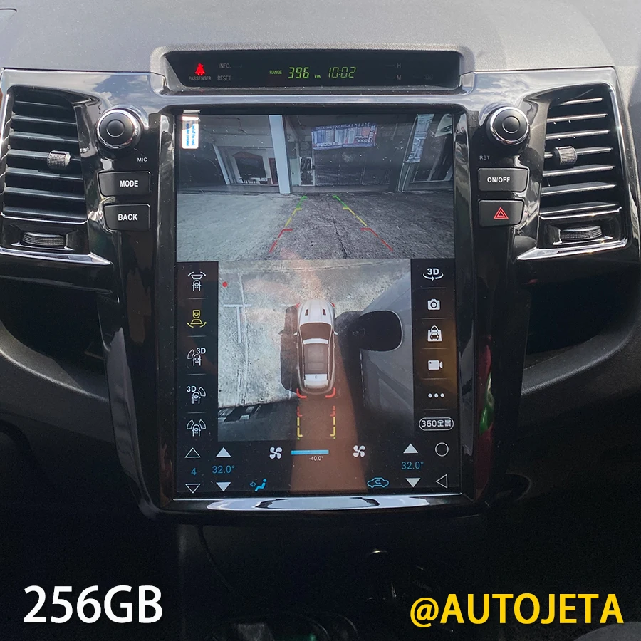 Автомобильный мультимедийный плеер NaviRider экран 12 1 дюйма Android 14 Тесла для Toyota Fortuner