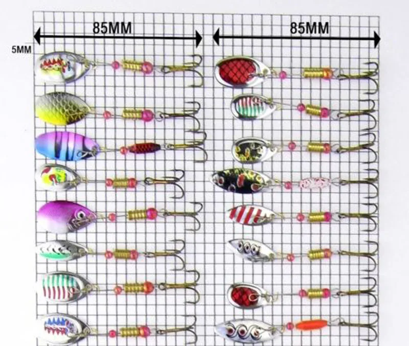 30 шт. искусственные рыболовные приманки в виде ложки