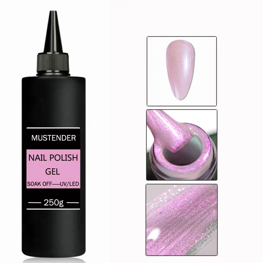 1000g Thread Shell Nail Gel Polish Pearl Shell Nails Gel Semi Permanent UV Gel Varnish 6 Colors enlarge