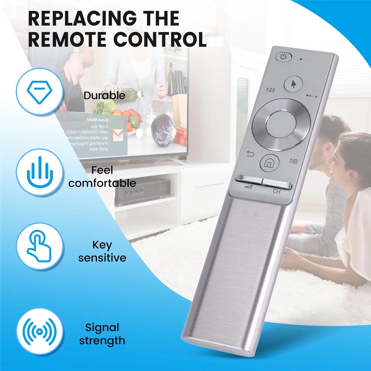 Умный пульт дистанционного управления для телевизора Samsung BN59-01274A BN59-01272A Air Mouse 2 4G +