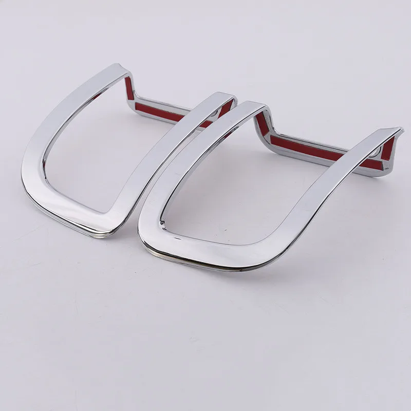 ABS хромированная рамка для автомобильной лампы обшивка аксессуары автостайлинга