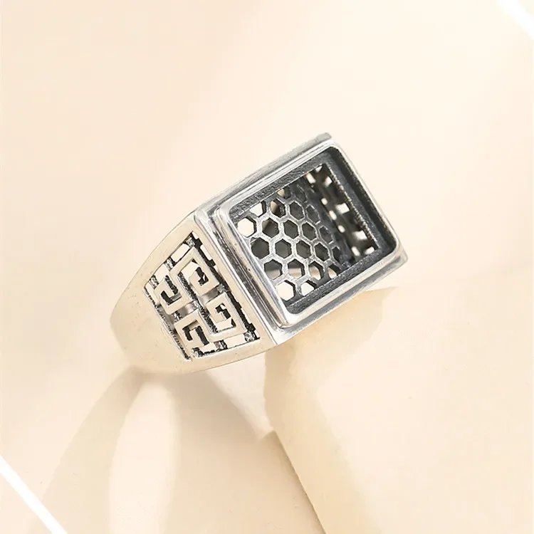 Основание кольца для прямоугольных или квадратных кабошонов 8x10 мм/10x14 мм/15x20 мм/8x8