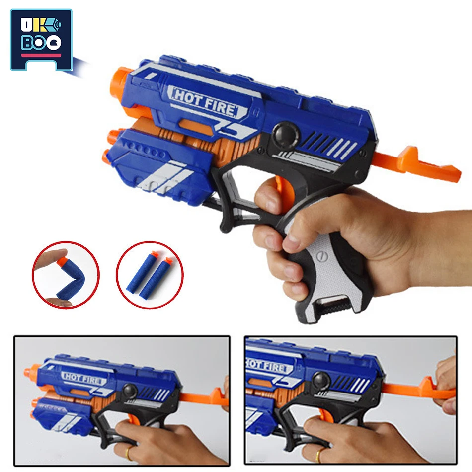 UKBOO Eva мягкие пули Пистолеты для стрельбы рандомные воздушные безопасные в