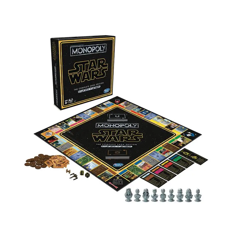 

Hasbro Monopoly Star Wars Series Educational Toy Game Family Parent-Child Interactive Toys Friends and Relatives Gathering