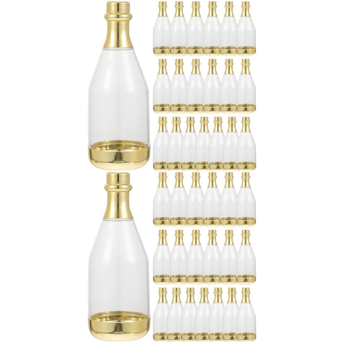 

40 pcs Wedding Candy Box Champagne Bottle Favor Box Container Party Gift Box
