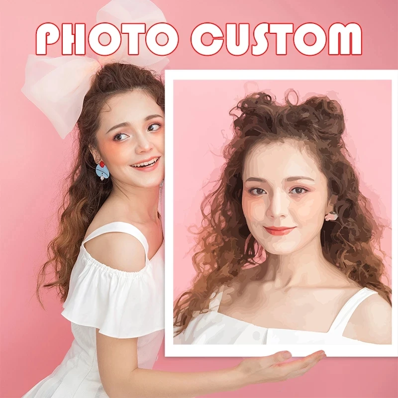 

Фото по номерам на заказ, рисунок на холсте своими руками, искусство на холсте, картина ручной работы, подарок для взрослых и детей, Настенны...