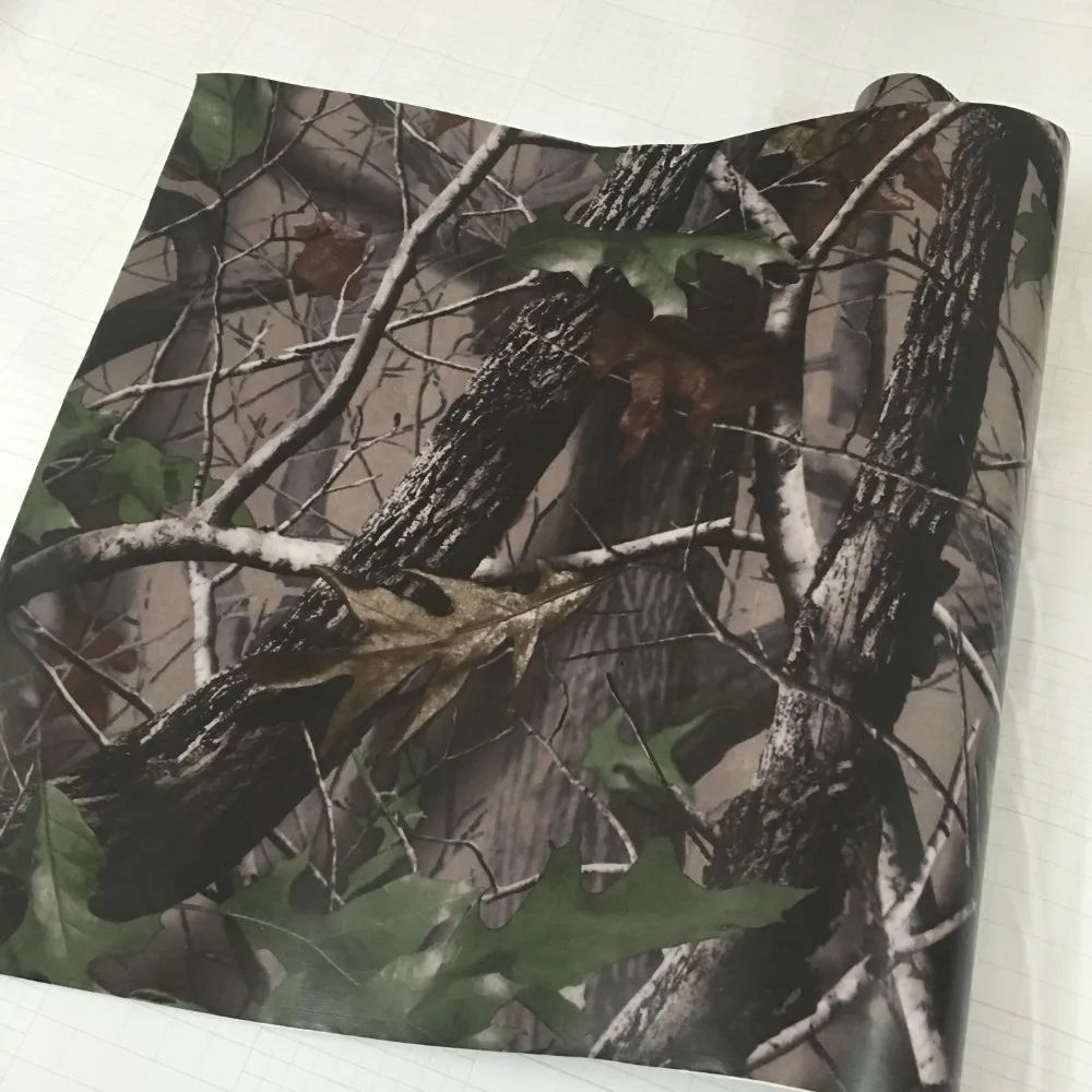 50*200 см камуфляжная наклейка для автомобиля настоящее камуфляжное дерево