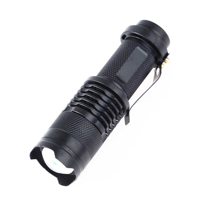 

1Pc EDC Mini Zoom Flashlight Ultra Bright Torch 7V 14500 Camping Bicycle Light Telescopic Focusing Torch