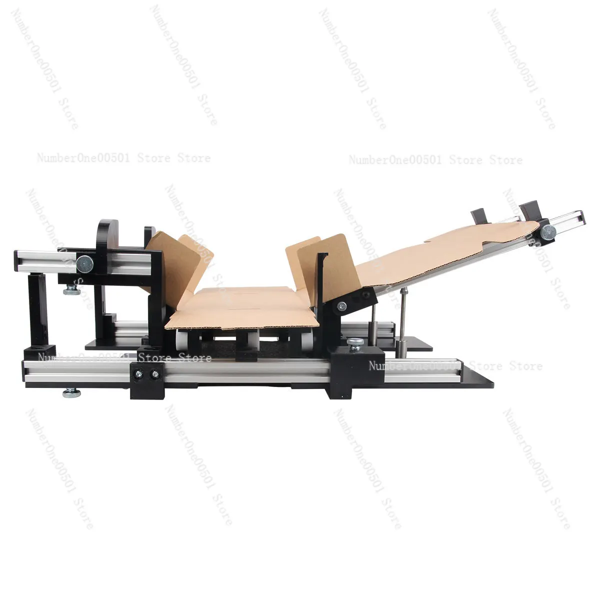 Фото Ручной инструмент для складывания коробок Easy Fold Box Jig, регулируемый фальцовщик для почтовых коробок, помощник для упаковки и доставки для складов электронной коммерции №2