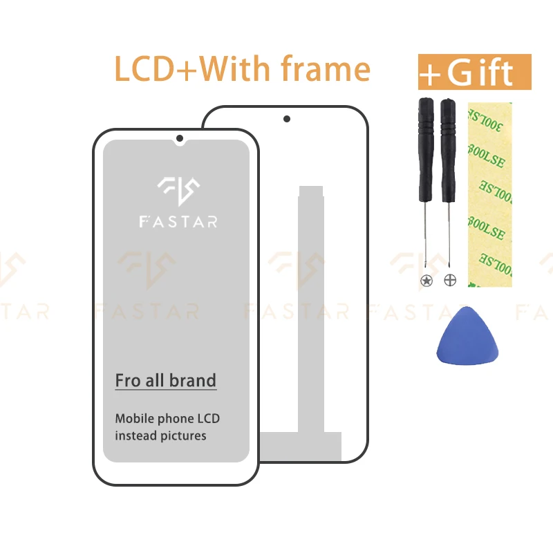 

5.7" With frame For ZTE Blade V9 LCD Display Touch Screen Digitizer Assembly Replacement PRC Touchscreen