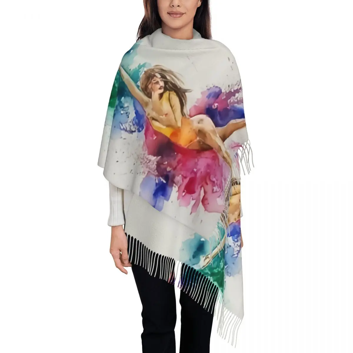 Элегантная гимнастическая искусство под заказ Женская Длинная зимняя теплая