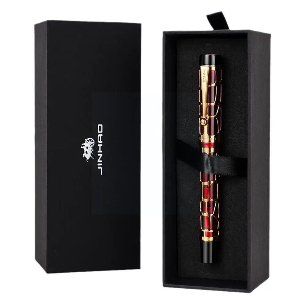 

Позолоченная перьевая ручка серия перьевая ручка для письма каллиграфии подарок деловая ручка Красивая перьевая Канцелярия Рождество M4o6