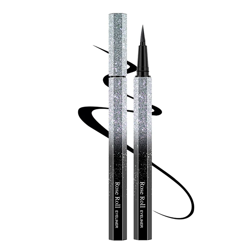 

Starry Eyeliner Waterproof Oil-proof Not Smudged Lasting Extremely Fine Easy To Color Quick-drying Soft-headed Black Eyeliner