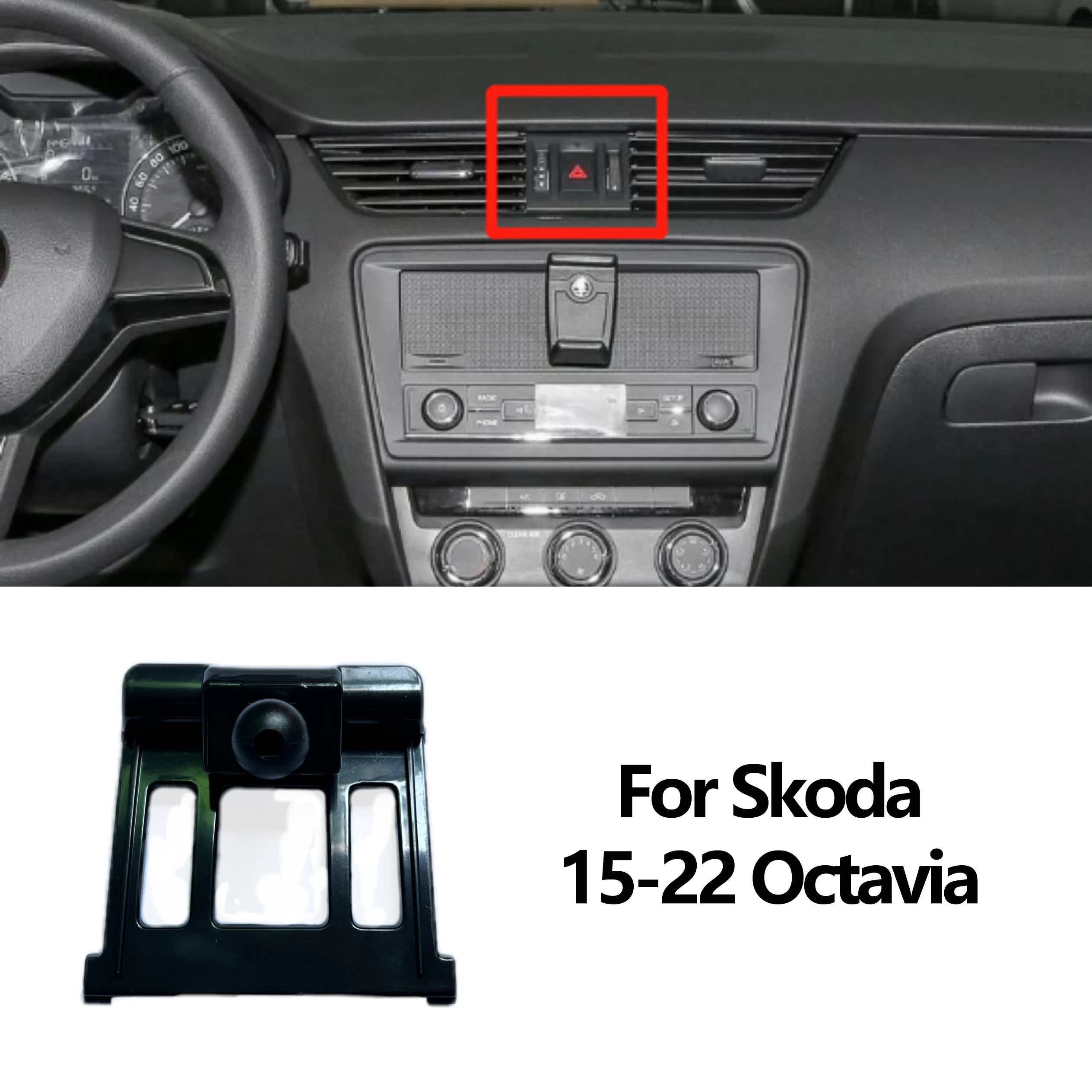 

Автомобильный держатель для сотового телефона, крепеж для Skoda, специальное основание, кронштейн для совместного использования, подходит для kodiaq Superb Octavia Fabia Rapid øq