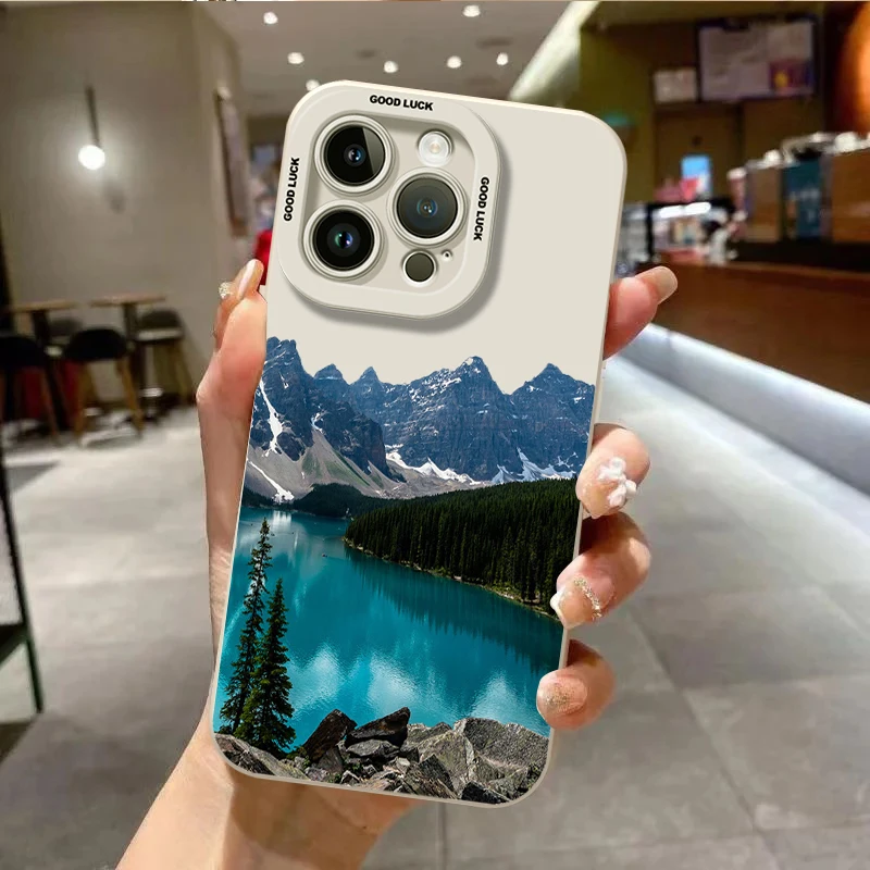 Sunrise Dongshan для iPhone 16 Pro Max 15 P ro 14 Plu s 13 Ma x 12 Mini 11 XS Xr 8 7 Plus Мягкий чехол из ТПУ телефона